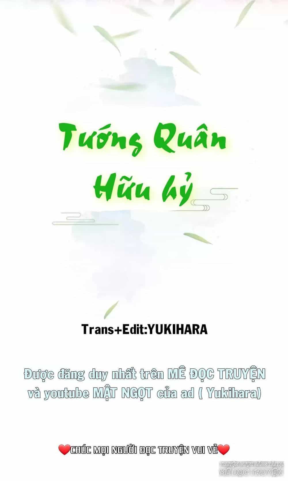 Tướng Quân Hữu Hỷ - Chương 35 - ảnh 1