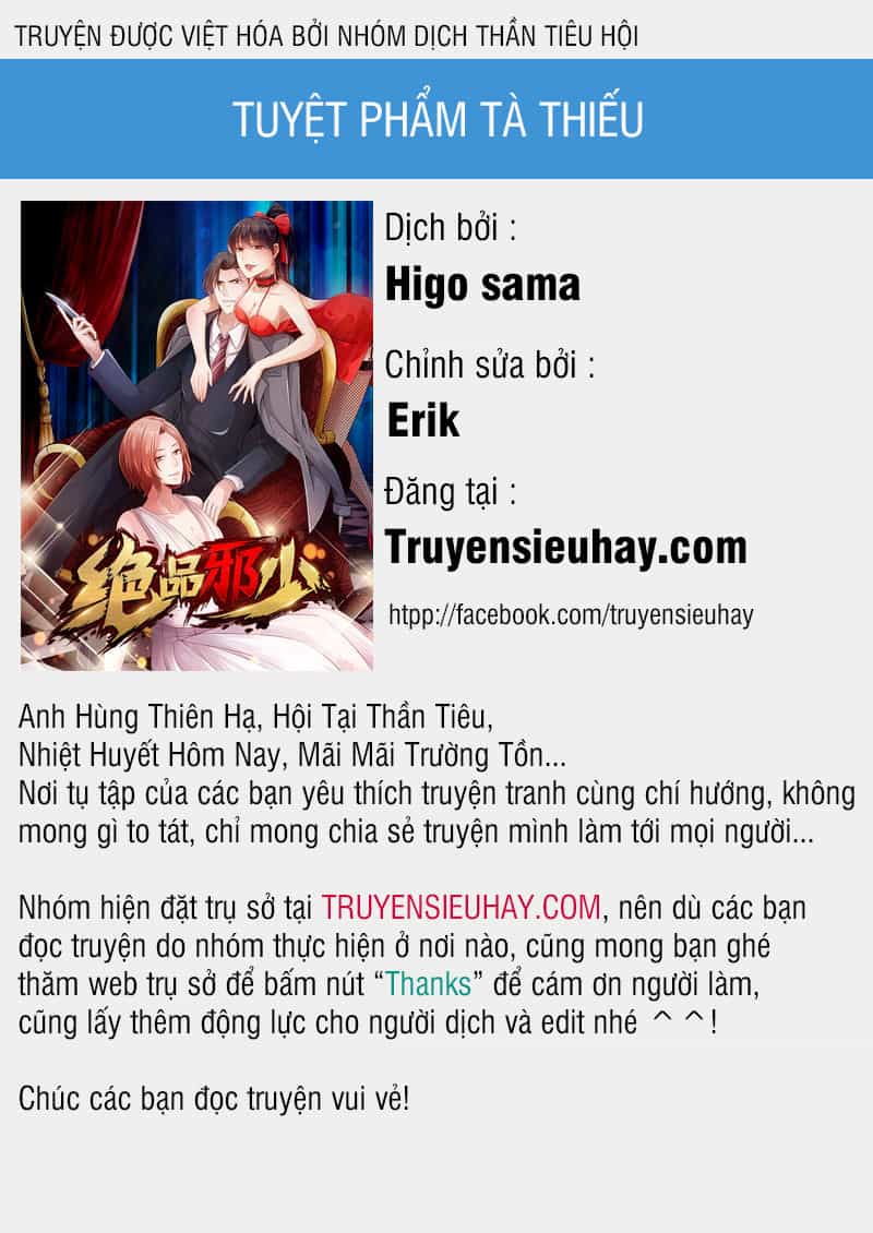 Tuyệt Phẩm Tà Thiếu - Chương 5 - ảnh 1