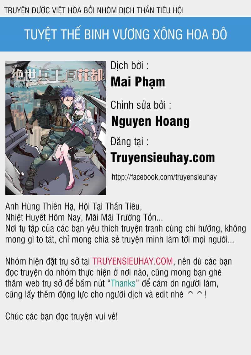 Tuyệt Thế Binh Vương Xông Hoa Đô - Chương 114 - ảnh 1