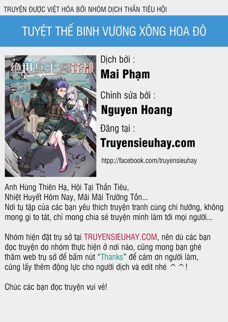 Tuyệt Thế Binh Vương Xông Hoa Đô - Chương 12 - ảnh 1