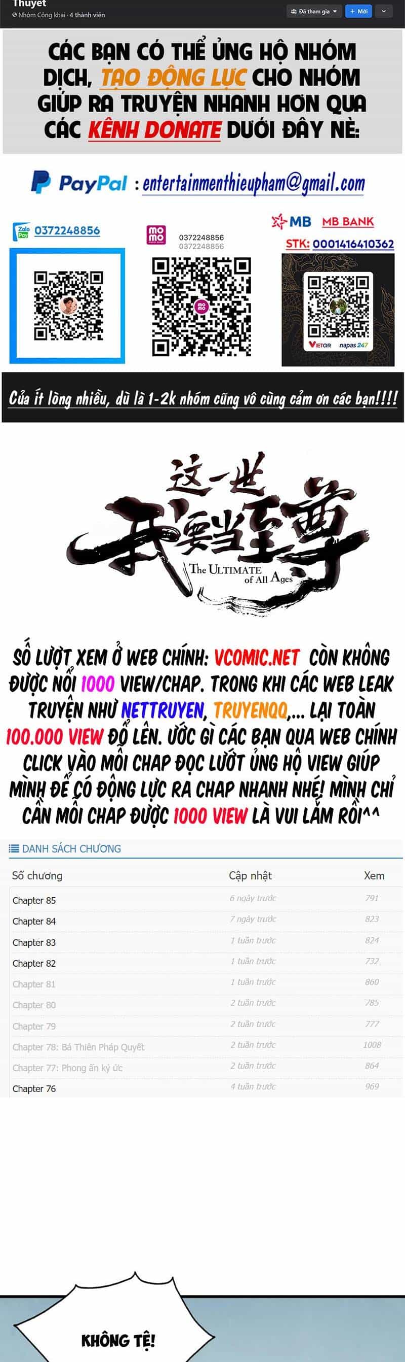 Vạn Cổ Chí Tôn - Chương 167 - ảnh 2