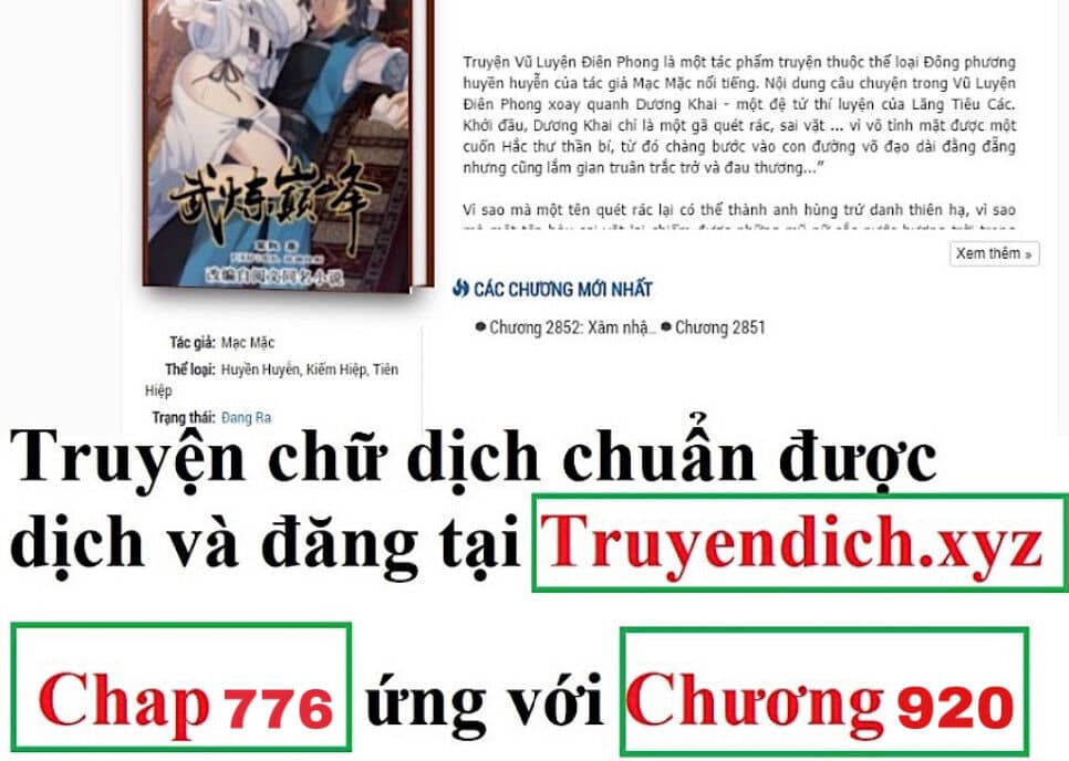 Võ Luyện Đỉnh Phong - Chương 776 - ảnh 15