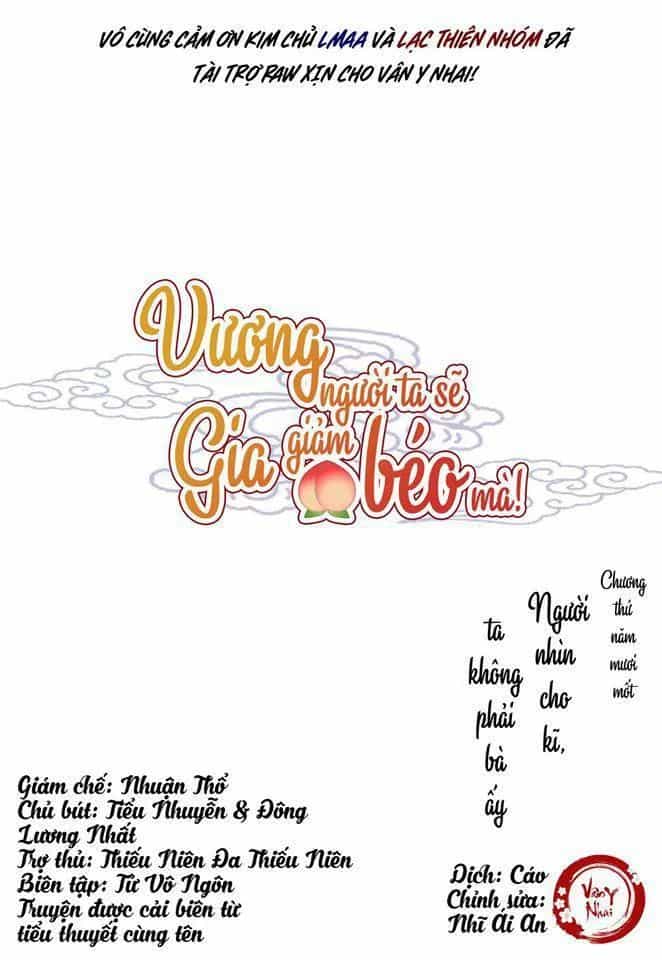 Vương Gia Người Ta Sẽ Giảm Béo Mà!!! - Chương 52 - ảnh 2
